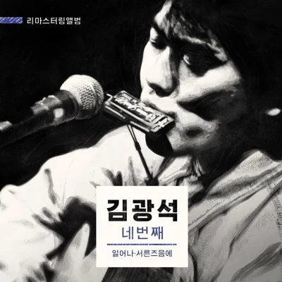 김광석 - 혼자남은밤 앨범 커버