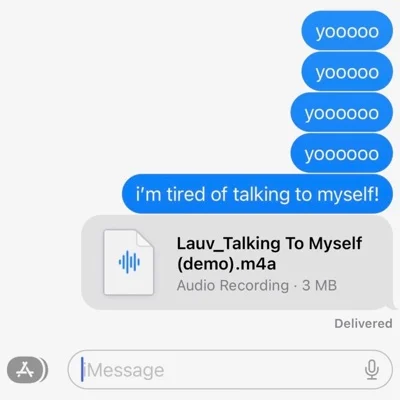 Lauv - Talking To Myself (demo) 앨범 커버