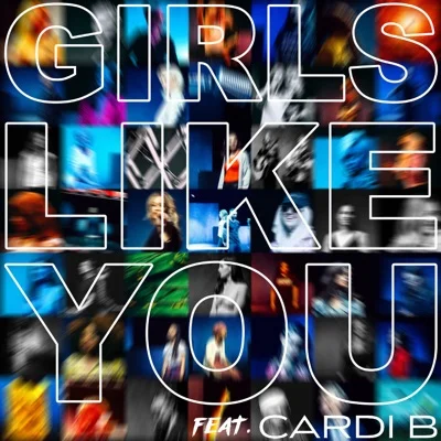 Maroon 5(Feat.Cardi B) - Girls Like You 앨범 커버