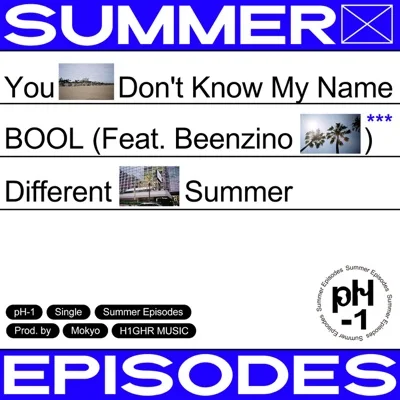 pH-1 - Different Summer (Prod. Mokyo) 앨범 커버