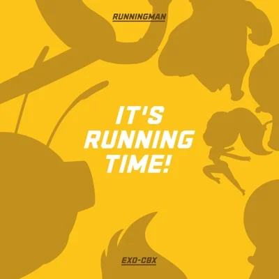 EXO-CBX - It's Running Time!(애니메이션'런닝맨' OP) 앨범 커버