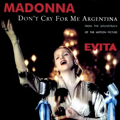 Madonna - Don't Cry For Me Argentina 앨범 커버