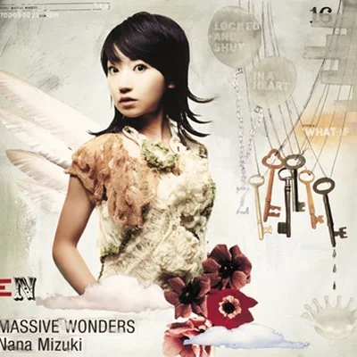 미즈키 나나 - MASSIVE WONDERS(마법소녀 리리컬 나노하 StrikerS OP) 앨범 커버