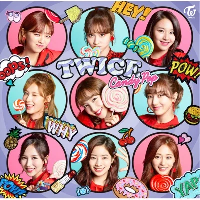 TWICE - Candy Pop 앨범 커버