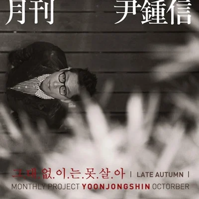 윤종신 - 그대 없이는 못 살아 (늦가을) 앨범 커버