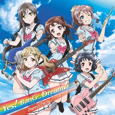 포핀파티 - Yes! BanG_Dream!(BanG Dream! OST) 앨범 커버