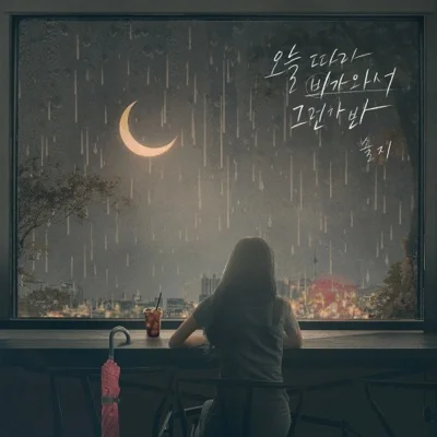 솔지 - 오늘따라 비가 와서 그런가 봐 앨범 커버