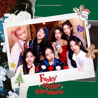 NMIXX - Funky Glitter Christmas 앨범 커버