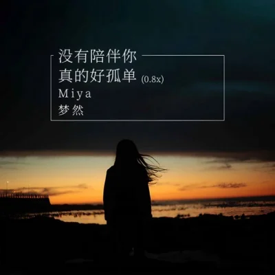 梦然 - 没有你陪伴真的好孤单 앨범 커버