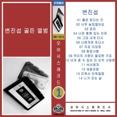 변진섭 - 홀로 된다는 것 앨범 커버