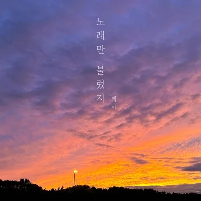 백아 - 노래만불렀지 앨범 커버