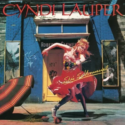 Cyndi Lauper - She bop 앨범 커버