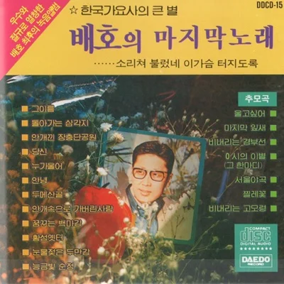 배호 - 누가 울어 (Disco ver.) 앨범 커버