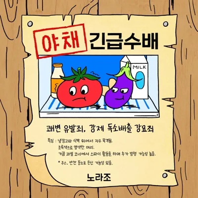 노라조 - 야채 앨범 커버