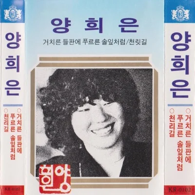 양희은 - 거치른 들판에 푸르른 솔잎처럼 앨범 커버