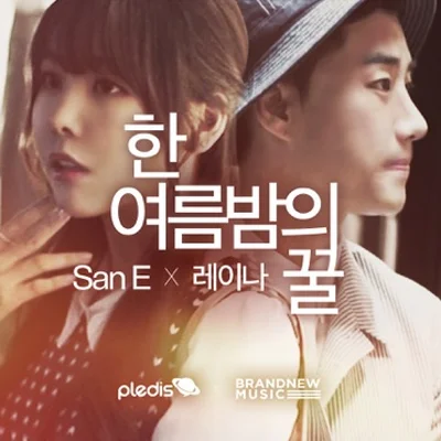 San E,레이나 - 한여름 밤의 꿀 앨범 커버