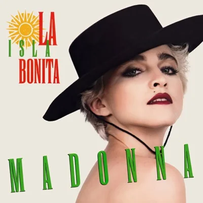 Madonna - LA ISLA BONITA 앨범 커버