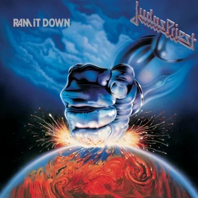Judas Priest - Ram It Down 앨범 커버