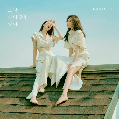 다비치 - 그냥안아달란말야 앨범 커버