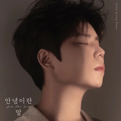 정승환 - 안녕이란 말 앨범 커버