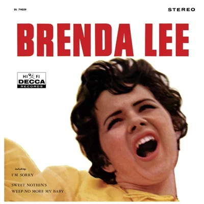 Brenda Lee - I'm sorry 앨범 커버