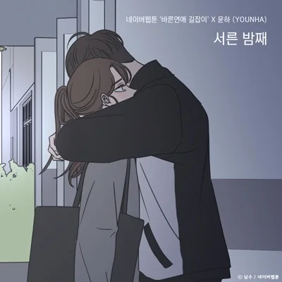 윤하 - 서른 밤째(웹툰 "바른 연애 길잡이") 앨범 커버