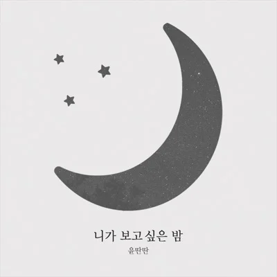윤딴딴 - 니가보고싶은밤 앨범 커버