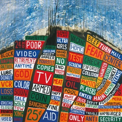 Radiohead - A wolf at the door 앨범 커버