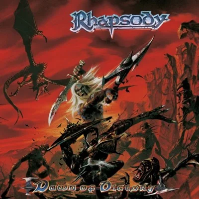 Rhapsody - Dawn of victory 앨범 커버